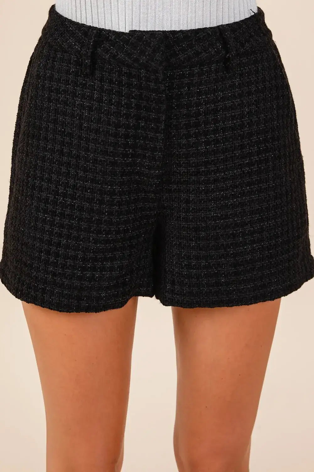Mittoshop Tweed Classic Shorts with Side Pockets