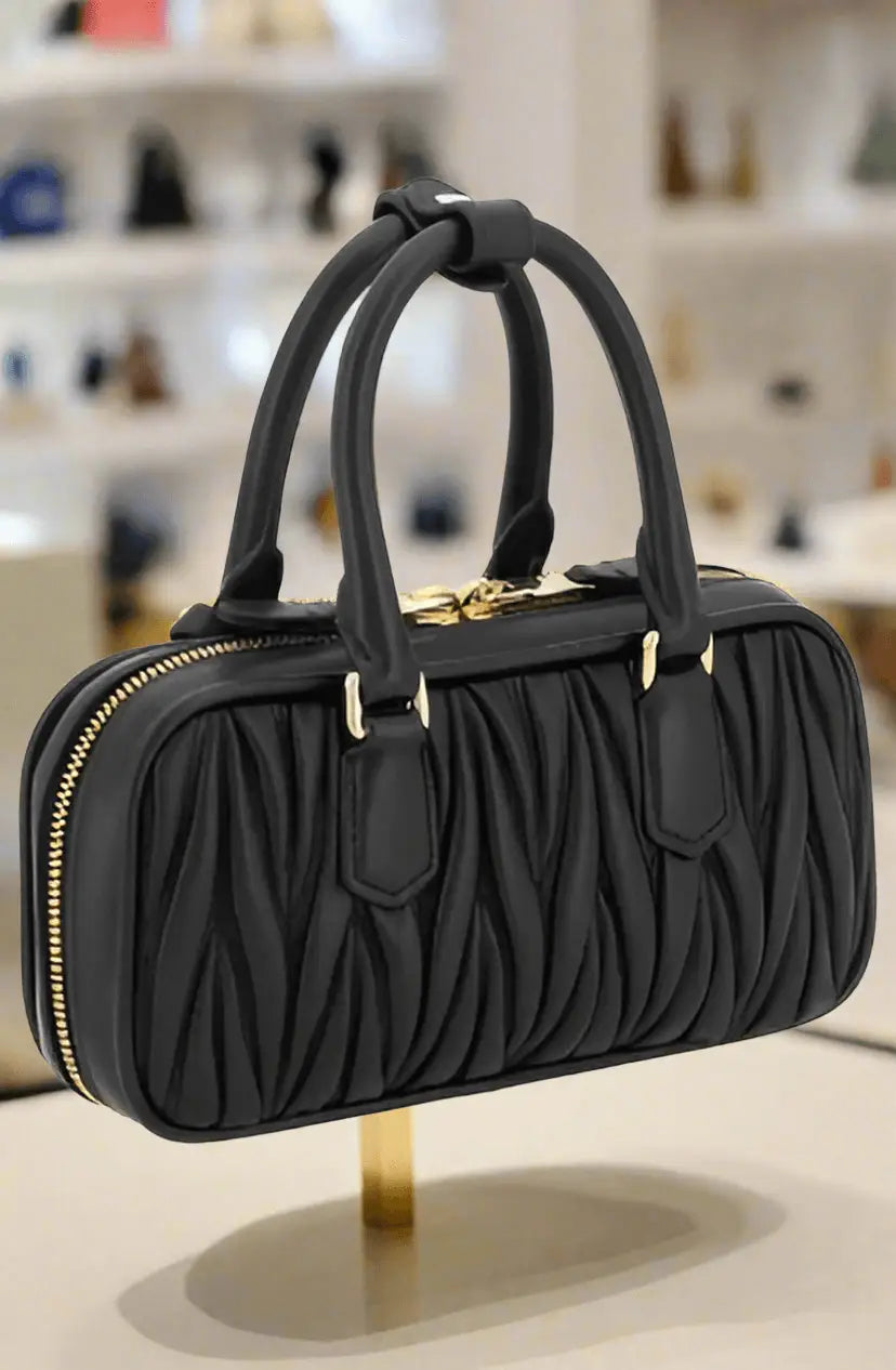 MIU MIU black ARCADIE MINI HANDBAG ITALY - Handbags