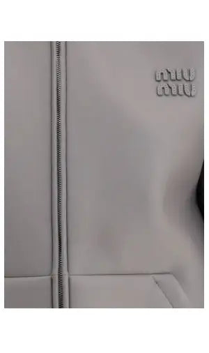 MIU MIU HOODED lambskin JACKET - IT38 | S - Jacket