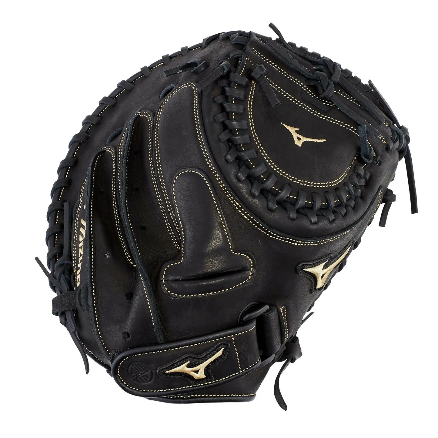Black leather baseball catcher’s mitt Mizuno GXS50PF3 MVP Prime Fastpitch Softball