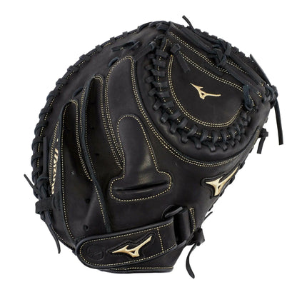 Black leather baseball catcher’s mitt Mizuno GXS50PF3 MVP Prime Fastpitch Softball