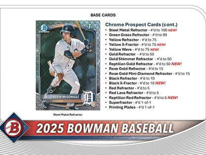 2025 Bowman Baseball Hobby Jumbo Box