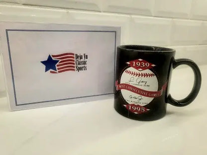 MLB Lou Gehrig 1939 Cal Ripkin 1995 - ’Most Consecutive Games’ Commemorative Mug