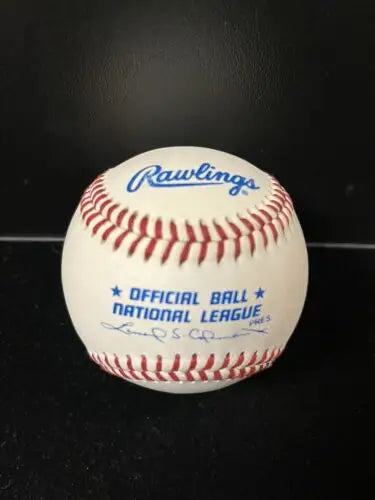 Autographed Rawlings baseball from MLB Players Choice September Remember Logo Ball