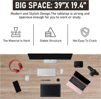 Modern 39 Inch Computer Desk for Home Office Use-4