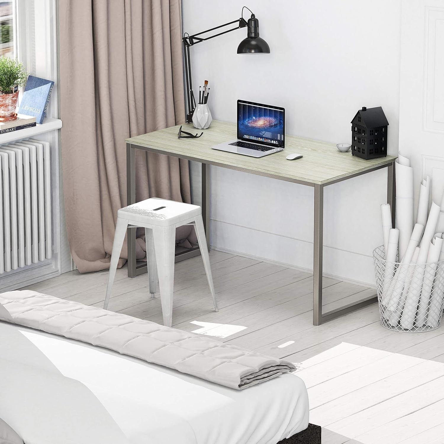 Modern 48 Inch Computer Desk for Home Office Use-1