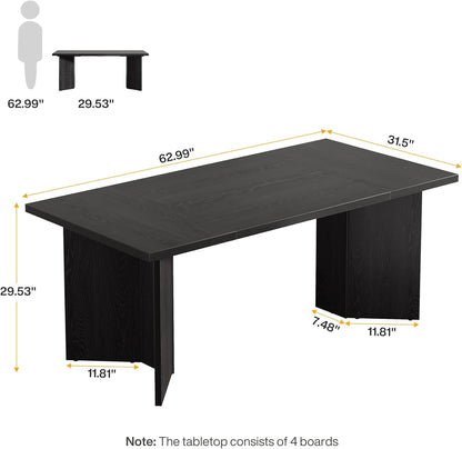 Modern 63 Inch Executive Desk For Home Office-1