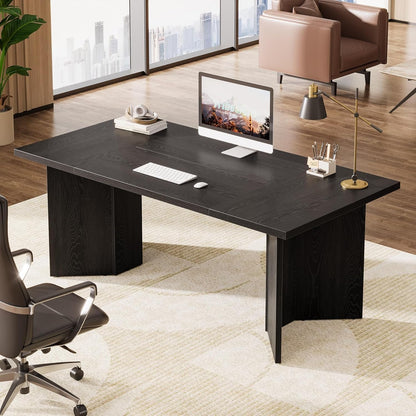 Modern 63 Inch Executive Desk For Home Office-2