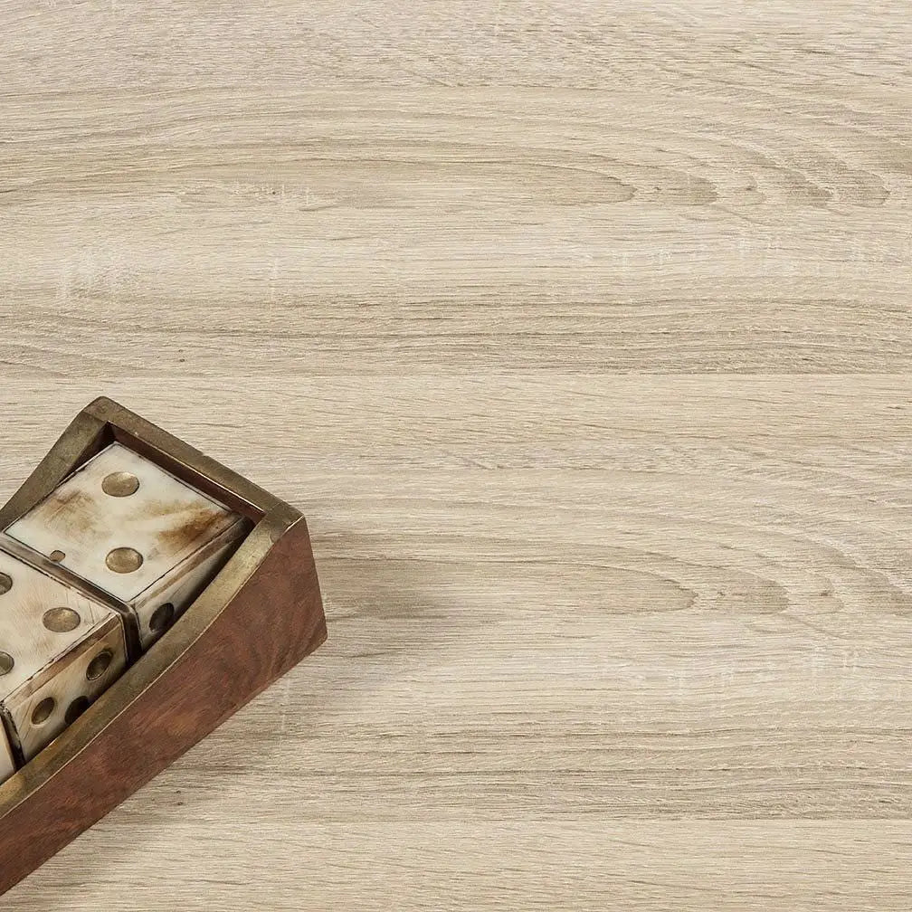 Modern Mid Century Style End Table Nightstand in White & Oak Finish - Nightstand