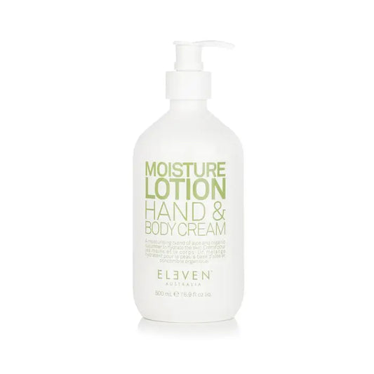 White pump bottle of Moisture Lotion Hand & Body Cream 500ml/16.9oz
