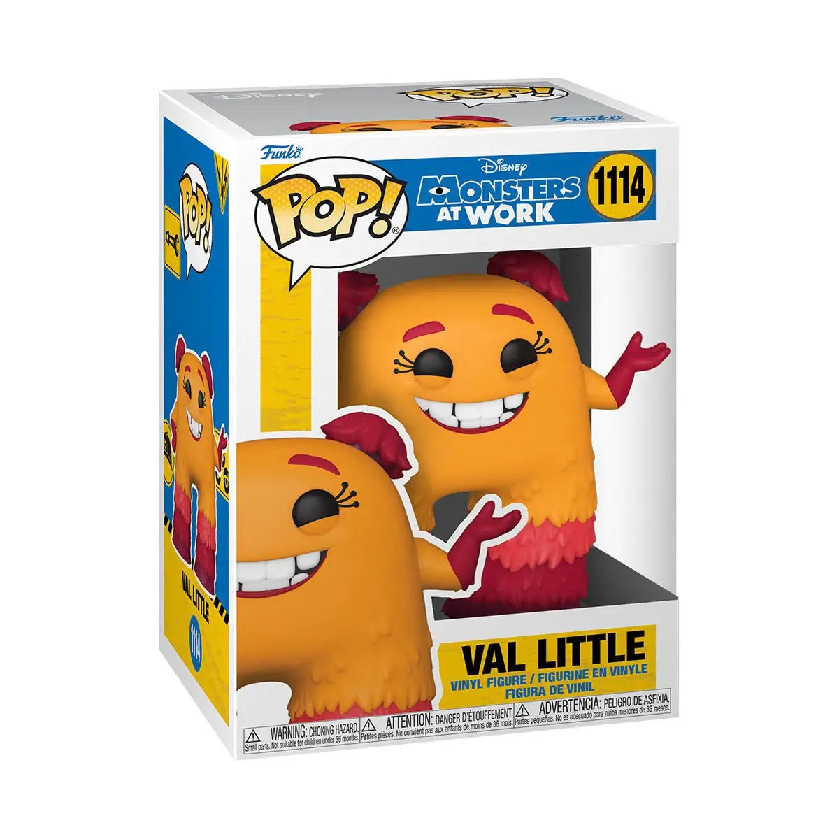 Funko Pop Vinyl of Val Little from Disney’s Monsters at Work animated series