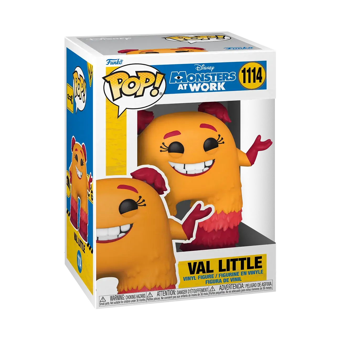 Funko Pop Vinyl of Val Little from Disney’s Monsters at Work series