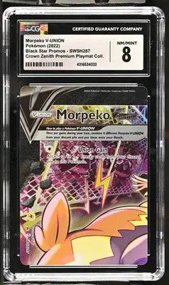 Morpeko V-UNION (Top Left) #SWSH287 English CGC 8 2022 Pokémon Black Star Promos