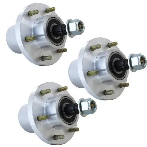MOTIVITY 3 Pack Spindle Compatible with Ariens Gravely 1948FL, 1948FX, 1952FX, 2048FL, 2048FX, 2052FX, 2352FL, 2352FX, 2452FL, Great Dane Scamper, Chariot, Surfer 36" 48" 52" Decks 00200262, 200262