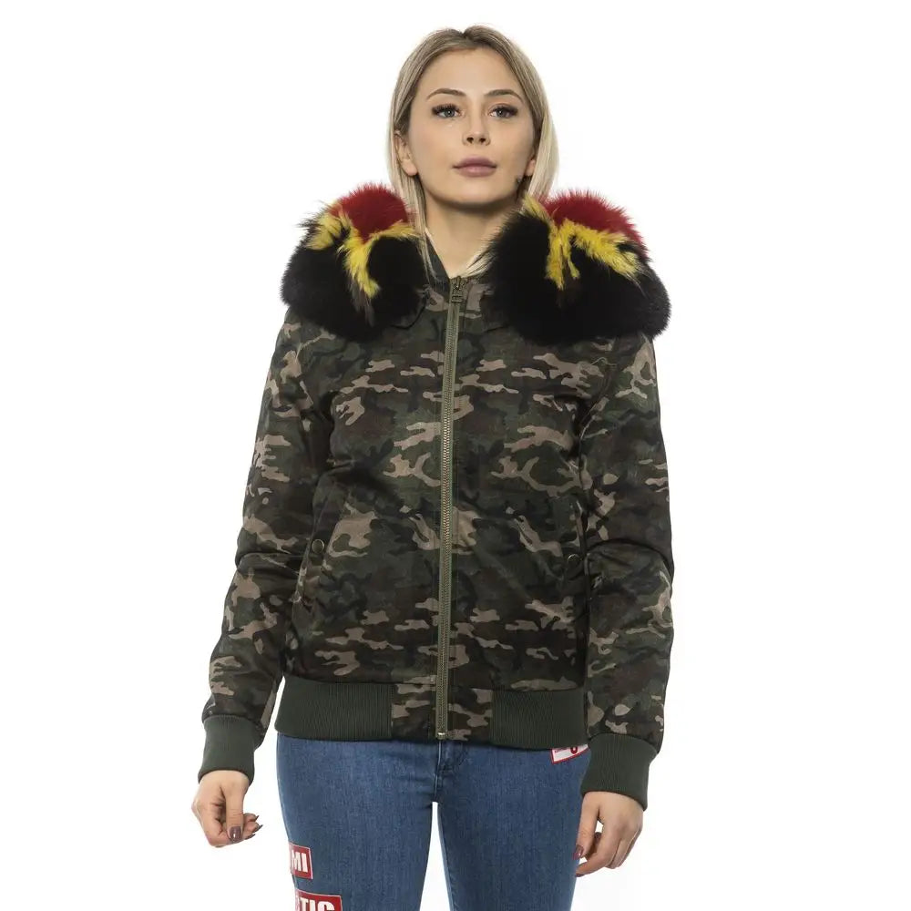 Mr&Mrs Italy Army Polyamide Women Bomber Jacket - XS