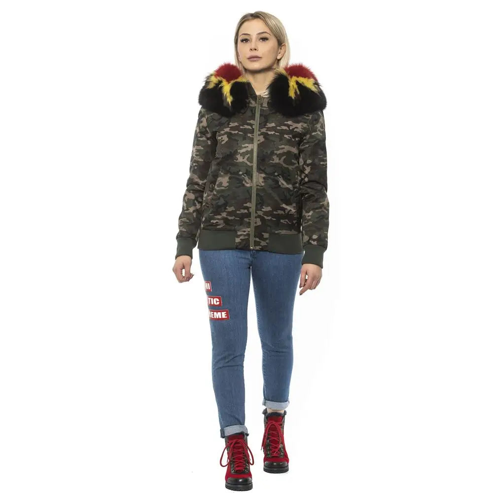 Mr&Mrs Italy Army Polyamide Women Bomber Jacket - XS