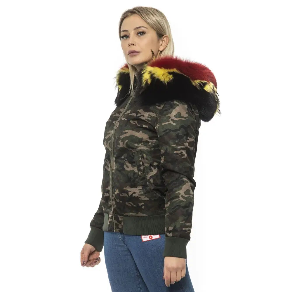 Mr&Mrs Italy Army Polyamide Women Bomber Jacket - XS
