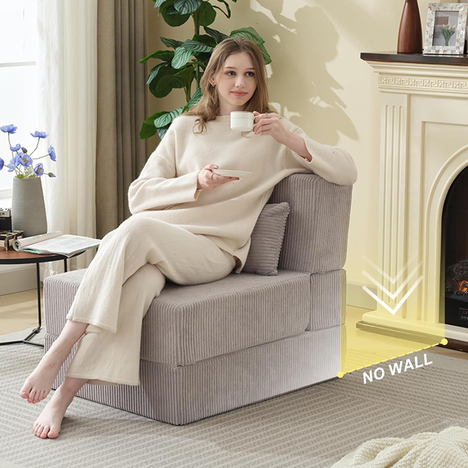 Multifunctional Folding Sofa Bed With Adjustable Backrest-1