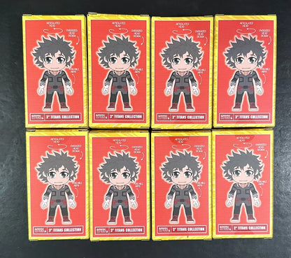 Eight Hero Academia Titans Mini Figure Window Boxes featuring iconic Deku Titans