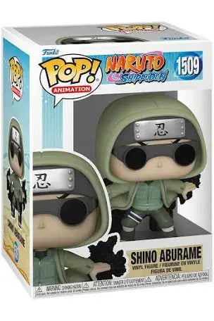 Funko Pop figure of Shino Aburame from Naruto Shippuden, perfect for trading cards collectors