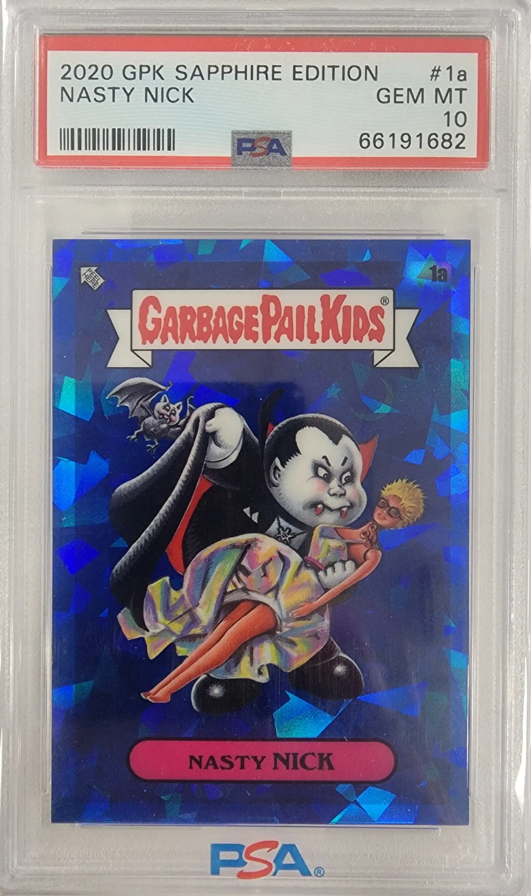 Nasty Nick 2020 Topps Garbage Pail Kids Sapphire #1a PSA 10 Gem Mint 1682 - Singles