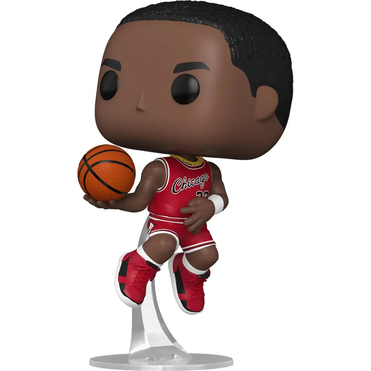 Michael Jordan Funko Pop figure from rookie season with Chicago Bulls design