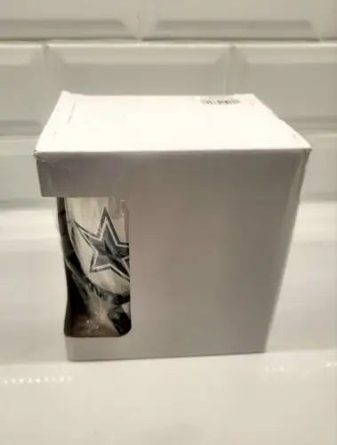 Dallas Cowboys Classic Logo Bone China Coffee Mug by Duck House in packaging