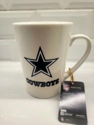 Dallas Cowboys Classic Logo Bone China Coffee Mug by Duck House NFL Official with tag