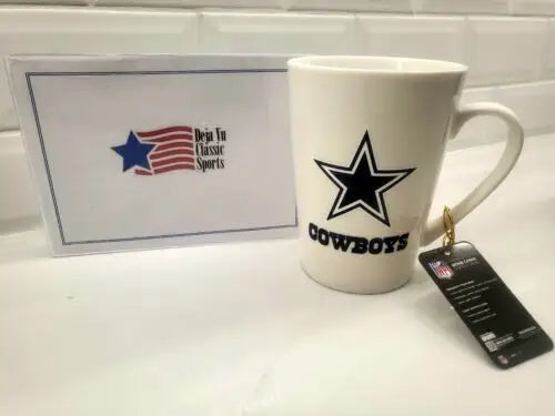 Dallas Cowboys Classic Logo Bone China Coffee Mug by Duck House NFL Official
