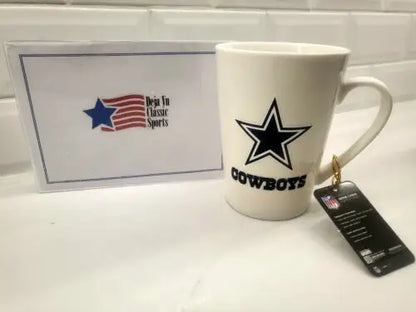 Dallas Cowboys Classic Logo Bone China Coffee Mug by Duck House NFL Official