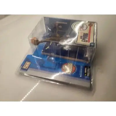 Sealed collectible toy car action figure of Julius Erving in blue jersey from NBA McFarlane Legends