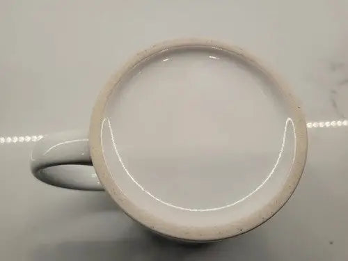 Bottom view of the NEW NCAA Pristine White Brigham Young University coffee mug