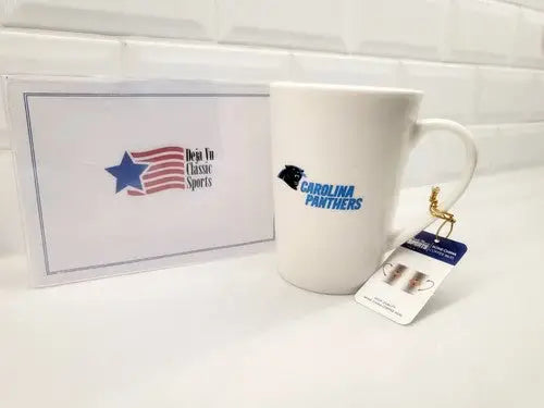 Officially licensed Carolina Panthers Bone China Coffee mug for avid fans and collectors