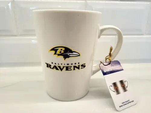 Baltimore Ravens coffee mug by Duck House in elegant bone china design