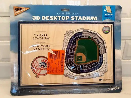 Yankee Stadium 3D desktop wall art plaque showcasing New NY Yankees stadium design