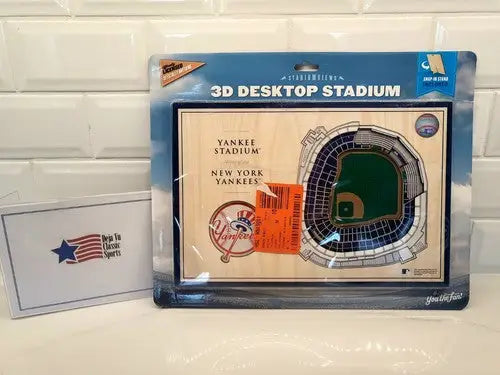 Yankee Stadium 3D wall art plaque featuring New York Yankees design