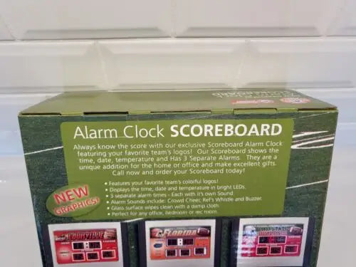 New Unopened NCAA Penn State Nittany Lions LED Scoreboard Alarm Clock with scoreboard alarm