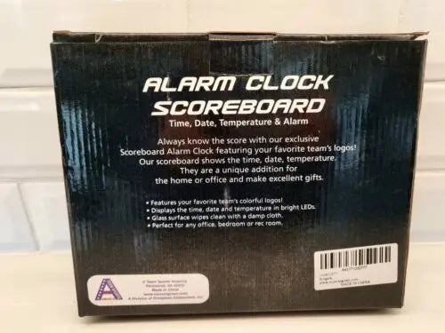 New Unopened NFL Minnesota Vikings LED scoreboard with alarm clock and time display