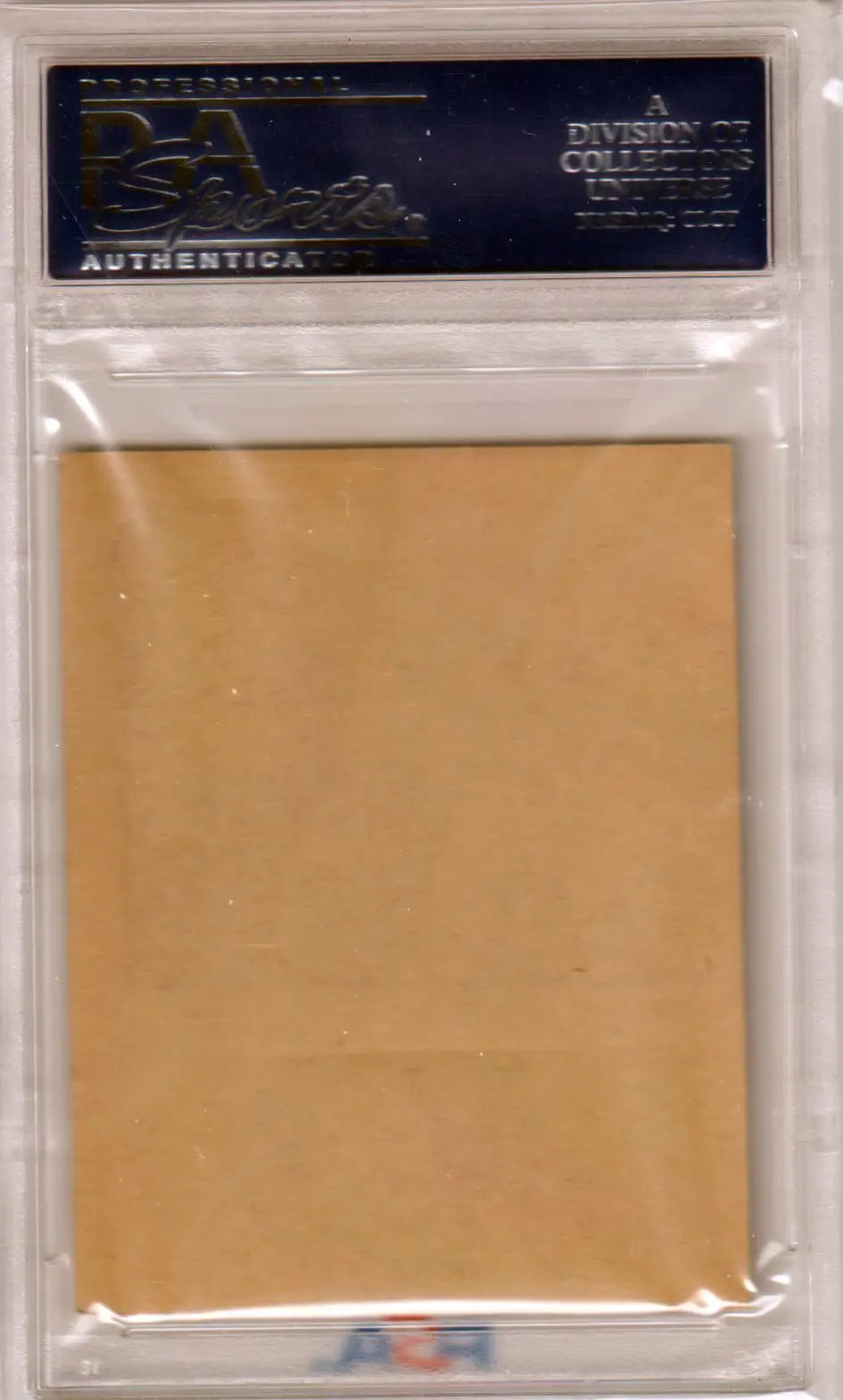 Encapsulated tan card featuring New York Mets Fleer team logo cloth patches PSA 7