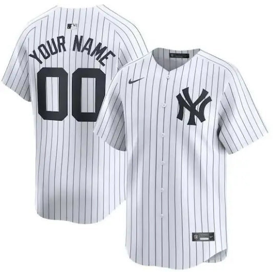 Pinstriped baseball jersey from New York Yankees Nike Home Limited Custom collection