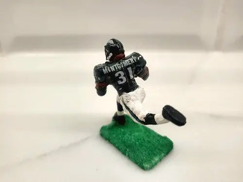 Football player figurine of Wilbert Montgomery from the Philadelphia Eagles for NFL fans