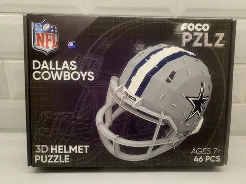 NFL Dallas Cowboys 3D helmet puzzle FOCO PLZL featuring Cowboys 3D helmet for fans