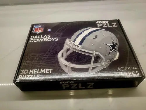 Dallas Cowboys 3D helmet puzzle from FOCO PLZL NFL Dallas Cowboys helmet collection