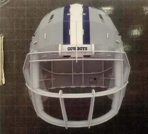 Dallas Cowboys football helmet from Foco PLZL collection showcasing Cowboys 3D helmet design