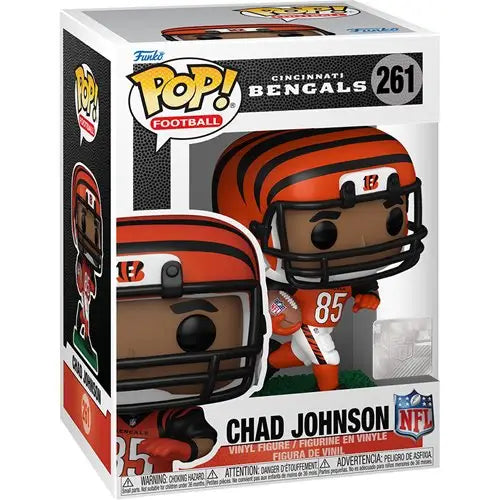 NFL Legends Bengals Chad Johnson Funko Pop Vinyl Figure showcasing Bengals legends funko pop