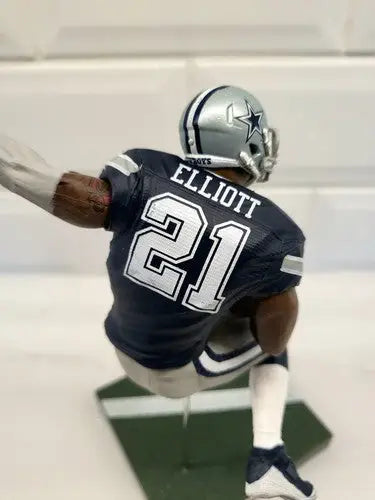 Ezekiel Elliott Dallas Cowboys loose action figure in NFL Mcfarlane Blue series