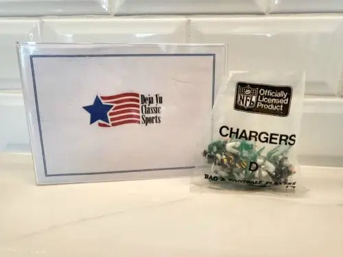 San Diego Chargers-themed football-shaped candies for NFL electronic football fans