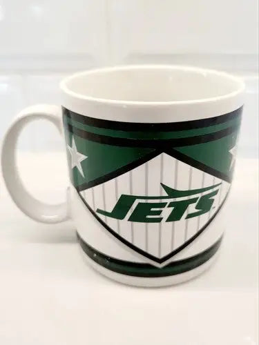 NFL New York Jets Green Ceramic Coffee Mug with logo perfect for fans