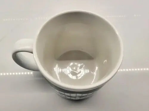 Empty Ceramic Coffee Mug featuring York Jets Green and White Logo Design