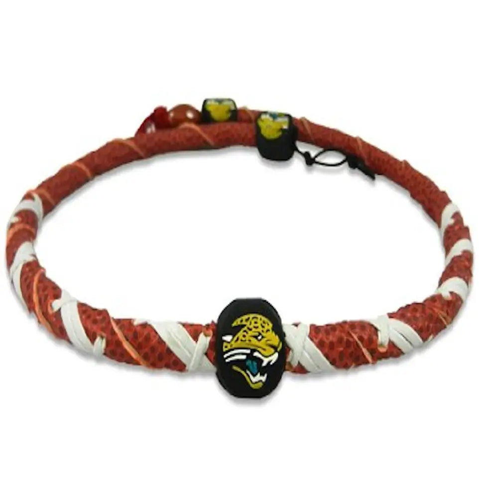 Football-themed necklace with Jacksonville Jaguars logo for die-hard team fans